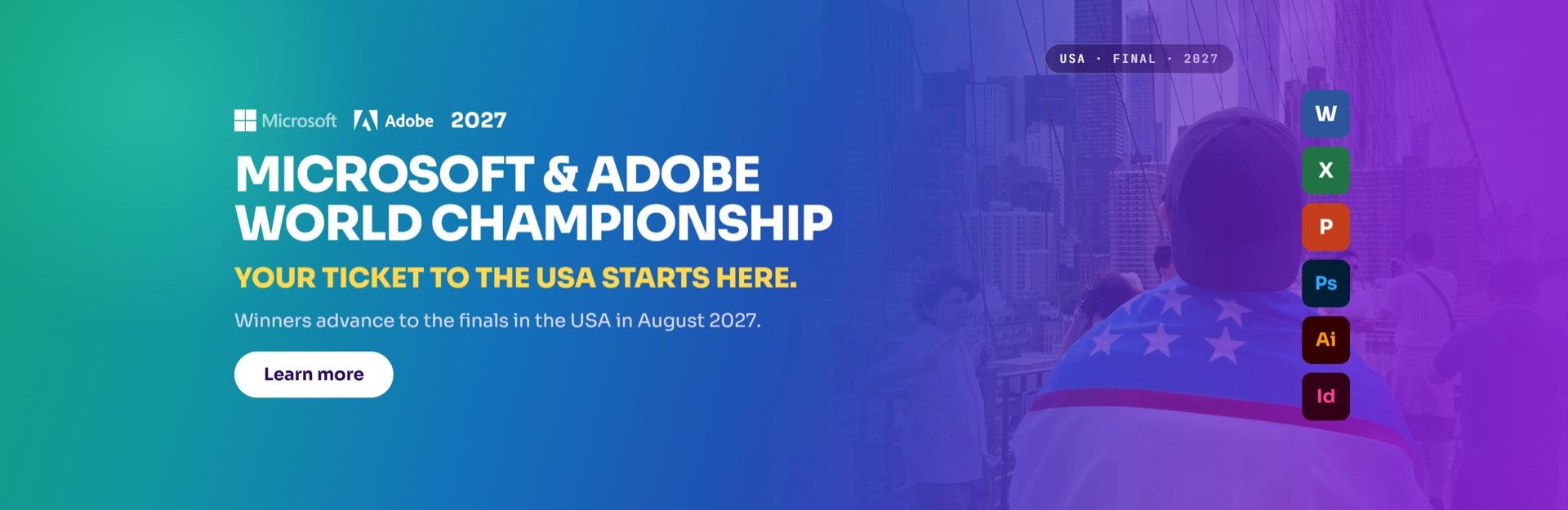 Microsoft & Adobe World Championship